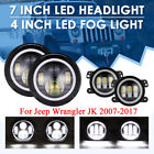 Wxa840359 Soloop Inch Round Led Headlights Halo Angle Eyes 8118277791339