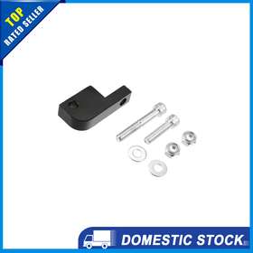 X Autohaux 726215855272 Pack Of 1 For Harley Davidson 39-49mm Headlight Headlamp Extension Block Black