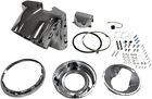 Xf-2-2001-1481 Drag Specialties Chrome Headlight Cowl Nacelle Kit Harley Softail Fl