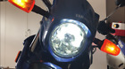 Xt250-hlk Jns Engineering Chrome Led Headlight Kit For Yamaha