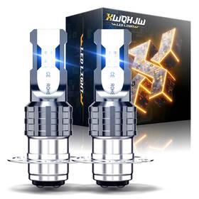P15d-30 Xwqhjw 2 X Super Led Headlight Bulbs Compatible With Kawasaki Klt160 1985