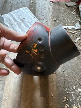 183-84330-00-63 Yamaha 1968 Yas1 As1 125 Headlight Bucket Body Case Red