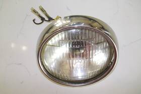 214-84115-61-00 Yamaha 1968 250 Enduro Dt1 Headlight Assembly 6v Original Koito Lens Works Well