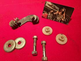 2m0-84318-00-00 Yamaha 1978-1983 Xs650 Headlight Adjuster Stay Mount Clamp And Mounting Hardware