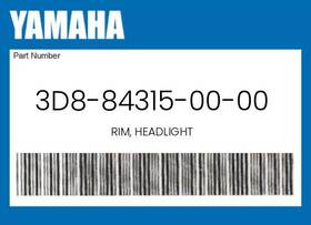 3d8-84315-00-00 Yamaha Genuine Rim Headlight -