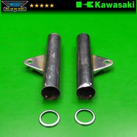 44034-011 Yamaha Oem 1969 Kawasaki C2tr Roadrunner Headlight Mounting Brackets Fork Guard Covers