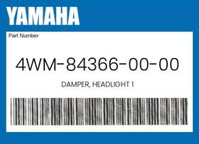 Yamaha 4wm-84366-00-00 Genuine Damper Headlight 1 -