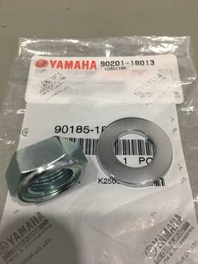 90185-18009 Yamaha Super Tenere 1200 Genuine Rear Wheel Nut And Washer Made In Japan S13