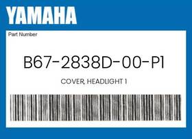 B67-2838d-00-p1 Yamaha Genuine Cover Headlight 1 -
