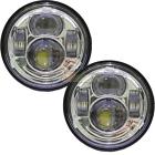 Ys-332008-7194 Unbranded Chrome Led Headlight For Harley Dyna Fat Bob Fxdf