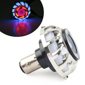 Yusen233 550735577372 Led Headlight Motorcycle Angel Eye Flash Strobe Tail Brake Rear Lights Blue Red
