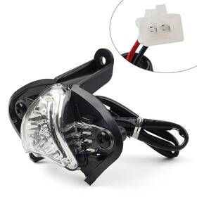Yusen233 550735599107 Led Upper Head Light Front Running Lamp Clear Lens Fit Kawasaki Zx-6r 2007-2008