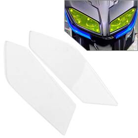 Mt-09 Yusen233 550740792555 For Yamaha 2017-2021 Headlight Guard Shield Screen Lens Cover Transparent