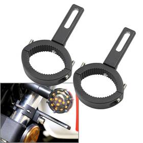 Yusen233 550746296187 38-60mm Fork Tube Mount Bracket Headlight Fog Spotlight Holder Clamp Black Usa