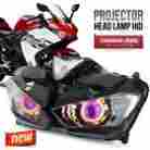 P-hl-r25 Yzf-r25 02-rel Unbranded Yamaha R30 Motorcycle Red Angel Eyes Led Hid Projector Head Lamp Lights