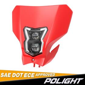 33100-mke-a51 Z-offroad Led Headlight Hi/lo Drl Red Fairing For Honda Crf450rx Crf450l Crf450rl 2019