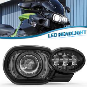 Z-offroad 767311639915 Led Headlight Drl Halo Sealed Beam Projector For 2005 2006 2007 2008 2009 K1200r