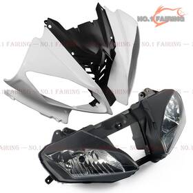Zxmt Fw0503-dy0609 Front Unpainted Nose Fairing Headlight Assembly For Yamaha Yzf-r6 2008-2016 R6