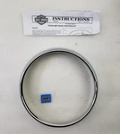 Harley 69604-03A Contoured Headlamp Trim Chrome For 83-UP Touring Models. Fixed Price $39.99.
