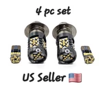 Piece Set Of Led Headlight Bulbs For Kawasaki Mule 610 4X4 1999 2016 Visib. Fixed Price $24.99.