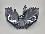 1X Led Headlight Assembly For Kawasaki Ninja 250 13-18 Motorcycle Light, Black. Fixed Price $240.00.