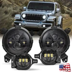 2018-2024 For Jeep Wrangler Sport Jlu Combo Led Headlights Fog Set. Fixed Price $128.99.