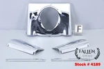 2012 Harley Softail Cvo Front Fork Headlight Cover Shroud Set Chrome #4189. Fixed Price $79.99.