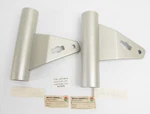 Zundapp Laverda LZ50 Right Left Headlight Mount Support Silver 50203097 50203098. Fixed Price $96.50.