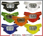 Replacement Motocross Headlight Holder Lower Part "stealth" Ufo Plast 12V 35/W & Led Black. Fixed Price $80.13.