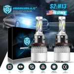 2X H13 9008 Led Headlight Super Bright Bulbs Kit 300000LM White Hi-lo Beam 6500K. Fixed Price $17.99.