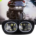 Utviunct Road Glide 5-3/4" Dual 5.75 Inch Motorcycle Headlamp Projector Black. Fixed Price $218.83.