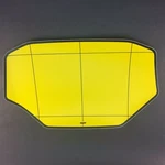 Ktm 125/250/300 1990-1992 Exc Pre-cut Background Headlight Decal Yellow Misprint. Fixed Price $15.97.