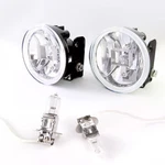Duty Paid Sirius NS15F Fog Lamp Pair + Backup H3 Halogen Color Bulbs X2PCS. Fixed Price $116.55.