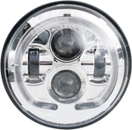 Rivco Products 7" Headlight Chrome LED-130C. Fixed Price $324.95.