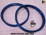 Fit Honda CR125R 1982-1988 Aluminium Blue Front+ Rear Wheel Rim Set *NAN3928*. Fixed Price $192.85.