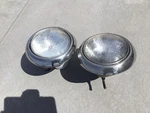 1948 - 1952 Ford Truck Headlight Assemblies Original Pair Buckets Rings. Fixed Price $245.00.