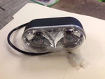 Universal Headlight Go Kart Mini Bike 12 Volt. Fixed Price $6.00.