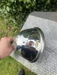 Vtg Bates Kd Headlight Chopper Old Panhead Bottom Mount Bobber Harley Bsa. Fixed Price $385.00.