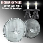 Pair 7" Round Led Reflector Headlights Fit Chevrolet Nova 1969-79 C10 C20 Pickup. Fixed Price $108.99.