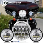 7" Led Headlight 4.5" Fog For Harley Davidson Electra Glide Ultra Classic. Fixed Price $60.89.