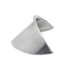 Chrome Passing Lamp Visor 4.5" Spotlight For Harley Softail Touring Dyna. Fixed Price $18.22.
