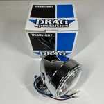 Drag Specialties 2001-0249 Chrome Bullet Spotlight Headlight For Harley New. Fixed Price $84.95.