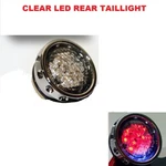 Retro Chrome Aluminum Drilled Taillight With No Bracket Harley Bobber. Fixed Price $39.98.