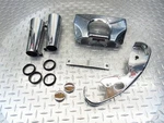 2000 99-01 Kawasaki Vulcan 1500 Nomad Oem Fork Tube Covers Chrome Front Trim Set. Fixed Price $37.93.