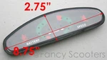 Stand-up Gas Scooter/electric Fish Head Speedometer Dashboard PART14058. Fixed Price $8.99.