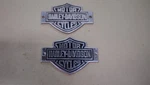 1977 78 Harley Sportster Cafe Racer Gas Tank Badges. Fixed Price $349.00.