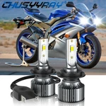 Pair H7 Led Headlight Bulbs Combo Kit 6500K For Yamaha YZF-R6 R6S 2003-2016. Fixed Price $25.83.