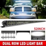 Fit Dodge Ram 1500/2500/3500 Truck Roof Mount 52" Led Light Bar Dual Row 6D 900W. Fixed Price $96.82.