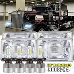 4PCS 4X6" Led Headlights Hi/lo Beam Headlamps Fits Kenworth T800 T400 T600A W900. Fixed Price $99.42.