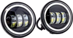 Letric Lighting Co 4.5" Led Passing Lights Halo Black Illumination. Fixed Price $142.58.